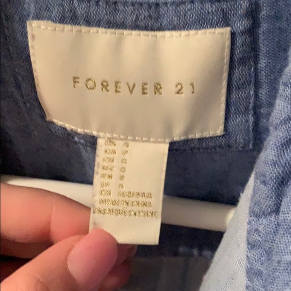 Jean button up shirt - Picture 2 of 3